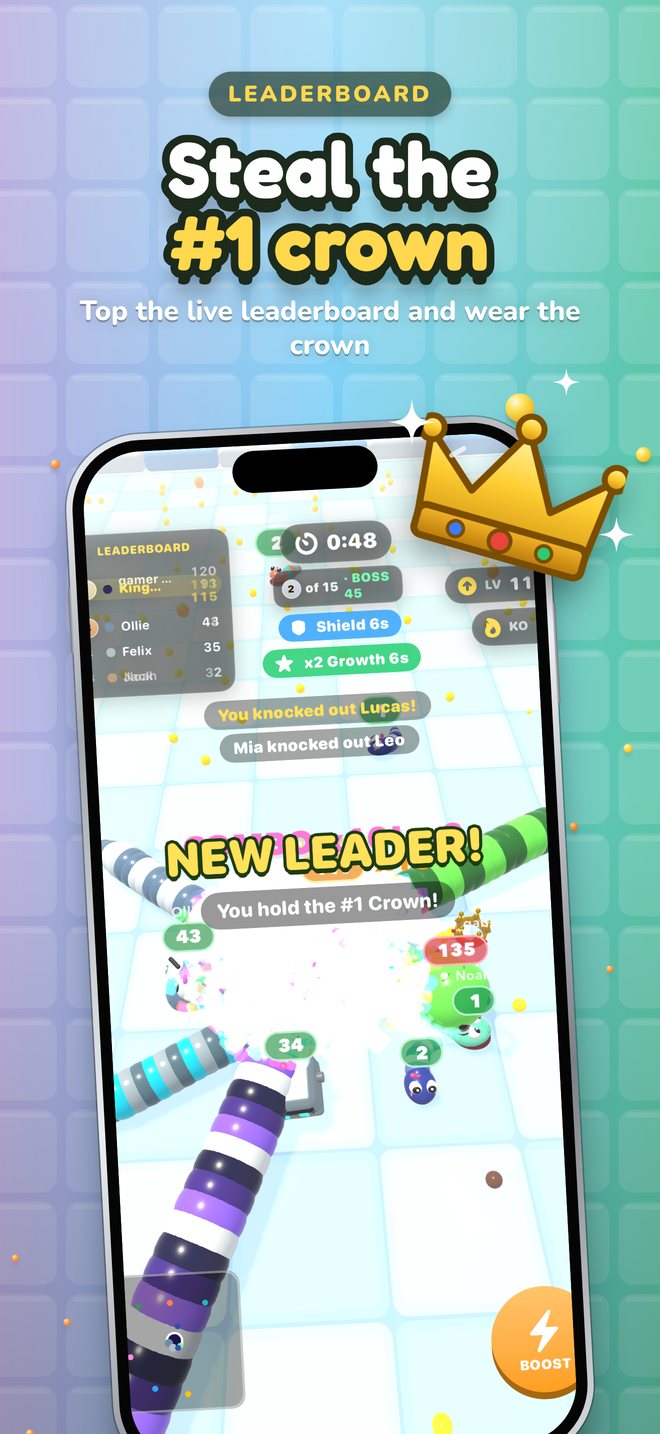 Steal the number one crown
