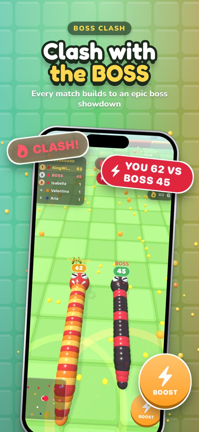 Clash with the boss